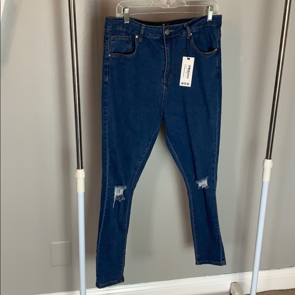 BooHoo Blue Jeans